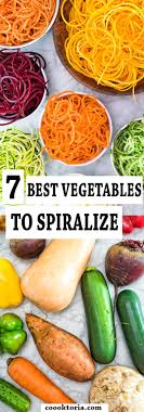 Maybe you would like to learn more about one of these? 7 Best Vegetables To Spiralize Video Cooktoria