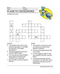 Planets Printable Crossword Puzzles For Kids Puzzles For Kids Kids Math Worksheets Crossword Puzzles