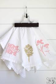These are honestly the best towels i've ever had the pleasure of working with, because they are both heavy and thick while still being smooth and soft. Personalized Kitchen Towels With Cricut Over The Big Moon