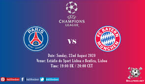 Losers its a gg for bayern but even better for dortmund when they run through city and come against psg again. Uefa Champions League Final Psg Vs Bayern Munich On Sunday 23rd August 2020 Bayern Munich Champions League Final Bayern