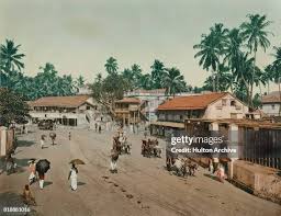 A view of Girgaum Road, Bombay , India ...