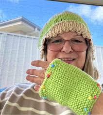 Kathy's beanies at Campbelltown crafts