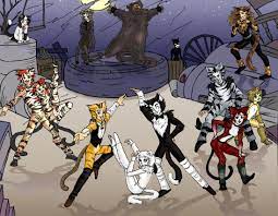 Tuggers Face In The Background Is Softof Funny Cats The Musical Costume Cat Movie Cats Musical