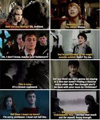 Huh…hp and funny?okay movie fans…i get you but please for merlin's sake…go away!! Harry Potter Movie Quotes Harry Potter Amino