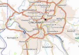 Proverite najbolje prilike za letove iz cincinnati municipal airport. Michelin Landkarte Cincinnati Stadtplan Cincinnati Viamichelin
