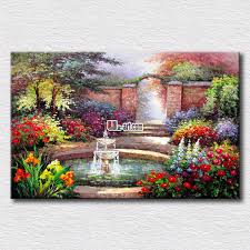 Tanaman berbunga ini juga termasuk salah satu jenis tanaman rambat yang akan terlihat indah ditanam pada. Lukisan Minyak Lanskap Bunga Bunga Kecil Taman Untuk Dinding Kamar Tidur Dekorasi Kanvas Mencetak Hadiah Garden Painting Flower Garden Paintinglandscape Oil Painting Aliexpress
