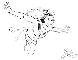 Avengers captain america coloring page from marvel's the avengers category. Captain Marvel Coloring Pages