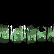 Monochromatic Pixelated Trees That Would Make A Great Cross Stitch Pixel Art Landscape Pixel Art Games Art Background