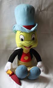 Walt Disney S Jiminy Cricket Large Plush Toy Pinocchio Vintage Plushie Stuffed Animal Collectibles Toy Large Plush Toys Jiminy Cricket Toy Collection