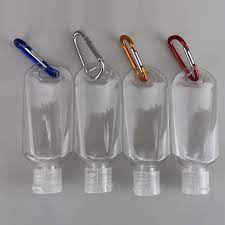 30ml 50ml Empty Alcohol Refillable Bottle With Key Ring Hook Clear Transparent Plastic Hand Sanitizer Bottle For Travel Shopee Malaysia