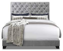 The bottom 2×4 (frame support) can be adjusted to any height for easily. Candace Upholstered Queen Bed The Brick