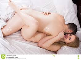 Couple Making Love In Bedroom Stock Image - Image of eauropean ...