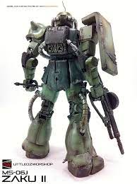 mg 1 100 ms 06j zaku ii 2 0 ver low custom build and painted by low ガンプラ ガンダム ジオン