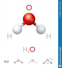 H2o Water Molecule Model And Chemical Formula Stock Vector Illustration Of Formula Dhmo 126636624