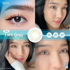🩵 MINI LALA GRAY #รีวิวilens #ฝาฟ้า #ilens #เลนส์เทสดี #ค่าอมน้ำ 60%
