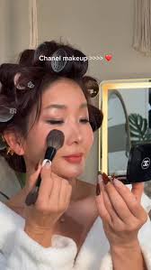 full face of Chanel makeup