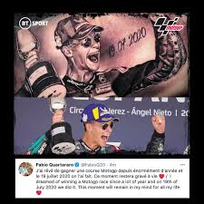 I was thinking about about dupasquier 24 times. Bt Sport Motogp A Moment Fabio Quartararo Will Never Facebook