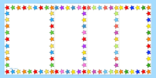 Sold and shipped by eforcity. Multicoloured Star Page Borders And Frames