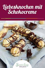 Sweet Easy Enie Backt Liebesknochen Mit Chili Schoko Creme Rezept Brandteig Rezept Enie Backt Liebesknochen