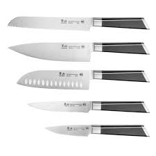 Cangshan Y2 Series 59212 6 Piece German Steel Forged Knife Block Set Acacia Block Kitchen Knives Knife Set Kitchen Knife Block Set