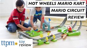 Slam the mechanism to launch the dual launchers and clear the double loop to. Hot Wheels Mario Kart Mario Circuit Racing Set Review From Mattel Youtube