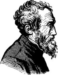 Black And White Vector Portrait Michelangelo In Black And White Vector Portrait Portrait Black And White