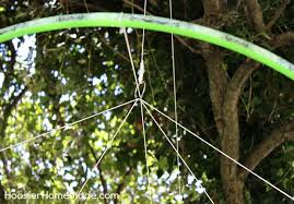 You can easily make your own, even if you aren't a master sewer. Easy Diy Hula Hoop Tent Hoosier Homemade