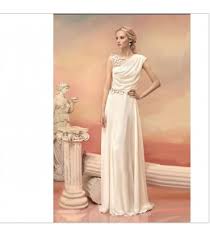Günstige hochzeitskleider mit bis zu 80% rabatt. Griechische Gottin Elegante Champagner Hochzeitskleid Grosse 40