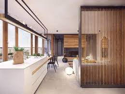 Partition design bamboo furniture boutique design rattan weaving behance traditional interior design modern. Colorful Modern Apartment Design Uses Space To Beautiful Effect Modern Room Divider Modern Apartment Design Decorative Room Dividers