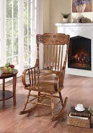 The kartell comback rocking chair is a contemporary piece inspired by the classic country style of windsor chairs. Living Room Rocking Chairs Traditional Wooden Rocking Chair 600175 Rockers Midtown Outlet Home Furnishings