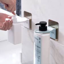 Us 3 73 An Der Wand Befestigte Magische Klebrige Shampoo Haken Duschhandseife Flaschen Hangender Halter Badezimmer Aufhanger Zusatze Badezimmer From Haus Und Ga Dusche Halte Durch Badezimmer