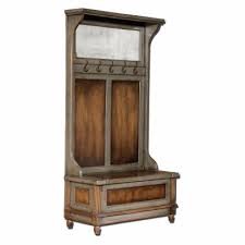 Antique two seat settle, english, oak, pine, ecclesiastic, pew, bench, victorian. Hall Trees Entryway Storage Benches Hayneedle