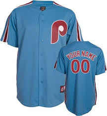 34 jersey in a tribute sunday. Philadelphia Phillies Columbia Blue Personalized Replica Road Jersey Shibe Vintage Sports Philadelphia Phillies Phillies Mlb Apparel