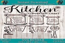 Download Kitchen Conversion Chart Svg Graphic By Dynamicdimensions Creative Fabrica Conversion Chart Kitchen Svg Kitchen Conversion PSD Mockup Templates