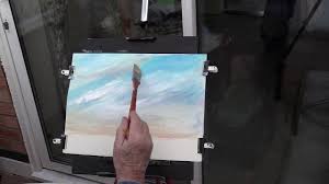 Acrylic Beach Scene By Alan Owen Beach Scenes Painting Youtube