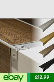 2 7m Luxury Click Vinyl Flooring Stair Nosing Edge Profile Trim Lvt C29 Vinyl Flooring Stair Nosing Laminate Stairs