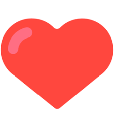 Red Heart Emoji Reusable Heart Emoji Playing Card Deck
