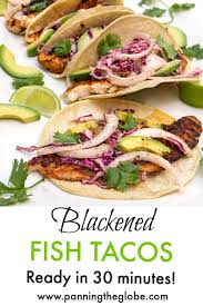 Brad's ling cod fish tacos. Blackened Fish Tacos With Cilantro Lime Slaw L Panning The Globe