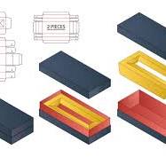 Box packaging die cut template design. 3d mock-up 4268851 ...