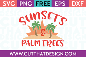 Free Svg Files Palm Tree Archives Cut That Design