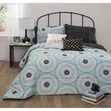 Black And White Bed In A Bag Walmart Formula Whitney Mint Bed In A Bag Walmart Com Comforter Sets Queen Bedding Sets Bedding Set