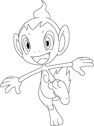 Beautiful chimchar pokemon coloring page for kids of all ages. 390 Chimchar By Ubugub On Deviantart