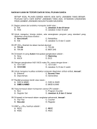 Check spelling or type a new query. Kumpulan Soal Matematika Bentuk Aljabar Pilihan Ganda Masnurul
