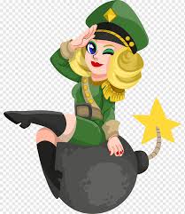 Mewarnai secara umum dapat melatih daya kreatifitas dan imajinasi anak sehingga dapat mengetahui objek objek baru disekitar. Kartun Tentara Militer Tentara Wanita S Komik Tentara Karakter Fiksi Png Pngwing