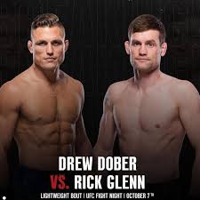 Fight announcement Drew Dober vs. Ricky Glenn UFC fight Night Oct 7th