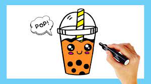 How to draw boba fett easy. How To Draw Cute Boba Bubble Tea Youtube