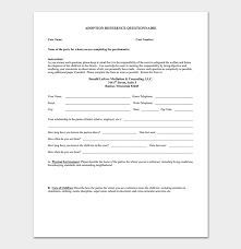 Adoption Reference Letter Format Sample Letters Word Pdf