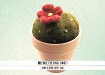 Needle Felting: Cacti
