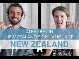Alphabet In New Zealand Sign Language Youtube