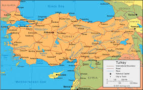 Turkey is neighbors with syria and iraq to the south; Turkey Map And Satellite Image